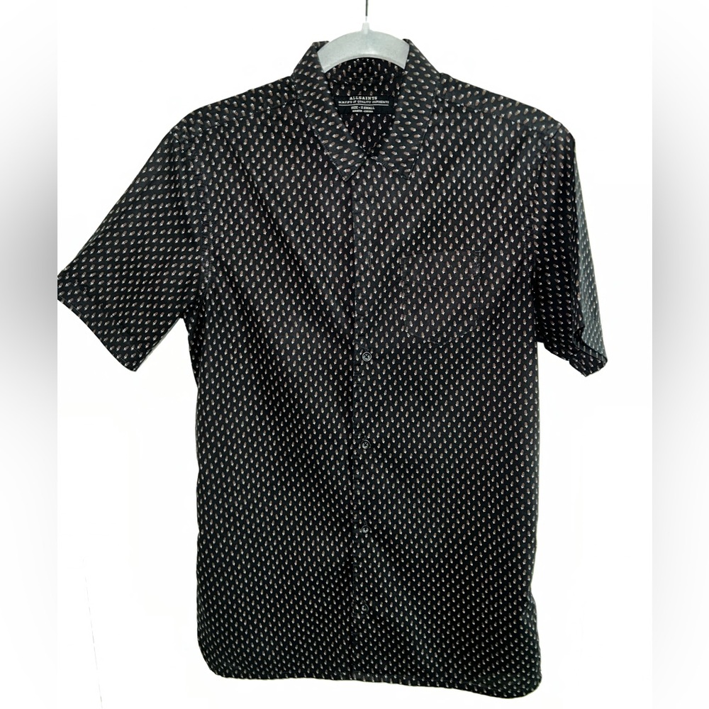 All Saints wheat patterned shirt